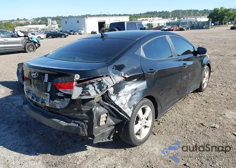 2012 Hyundai Elantra Gls (Ulsan Plant) z USA, uszkodzony, nr VIN KMHDH4AEXCU313660